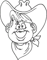cowboy coloring pages, geometric coloring pages, 4th of july coloring pages