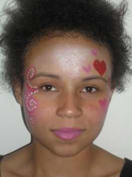 princess face painting, face painting examples, animal face painting